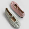 Kayla Satin Maryjane Flats (1cm)