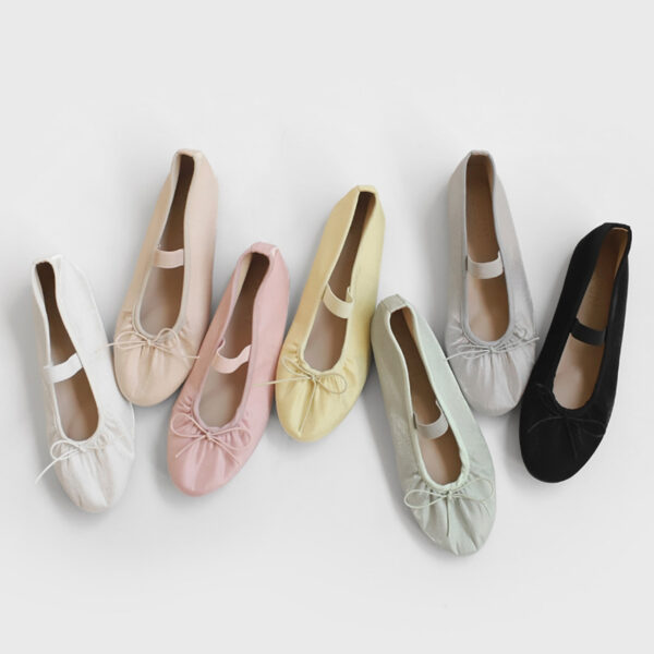 Kayla Satin Maryjane Flats (1cm)