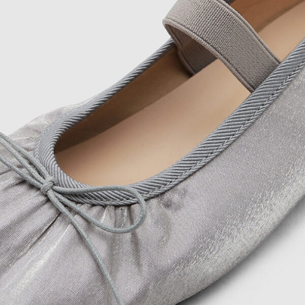 Kayla Satin Maryjane Flats (1cm)