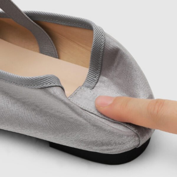 Kayla Satin Maryjane Flats (1cm)