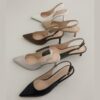 Joyanne Stiletto Slingback Heels (5cm)