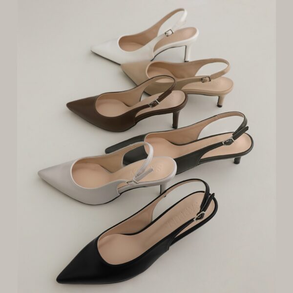 Joyanne Stiletto Slingback Heels (5cm)