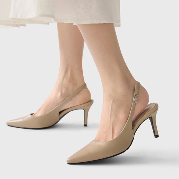 Joyanne Stiletto Slingback Heels (5cm)