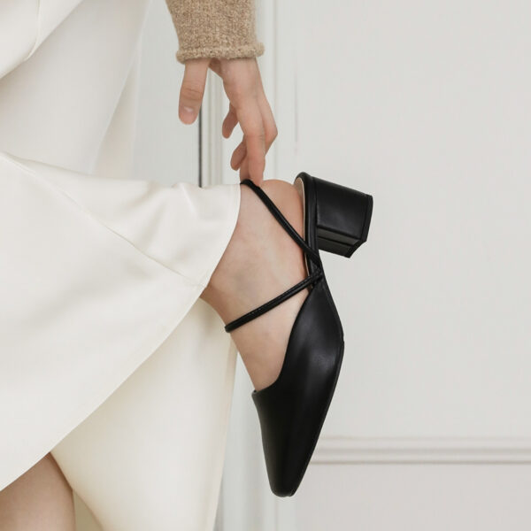Kipley Strap Mule Heels (5cm)