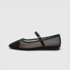 Maniel Mesh Maryjane Flats (1cm)