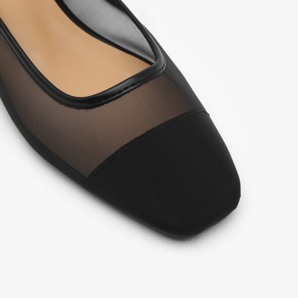 Maniel Mesh Maryjane Flats (1cm)