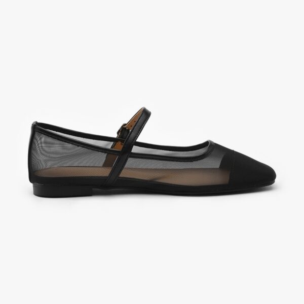 Maniel Mesh Maryjane Flats (1cm)