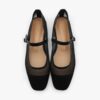 Maniel Mesh Maryjane Flats (1cm)