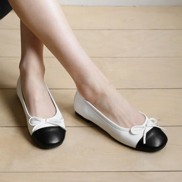 Malette Two Tone Ribbon Flats (1cm)
