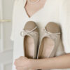 Malette Two Tone Ribbon Flats (1cm)