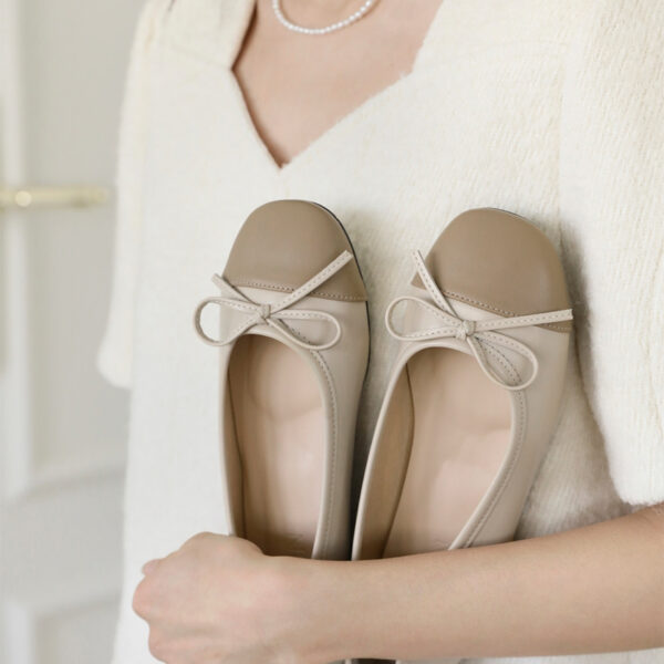 Malette Two Tone Ribbon Flats (1cm)