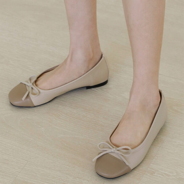 Malette Two Tone Ribbon Flats (1cm)