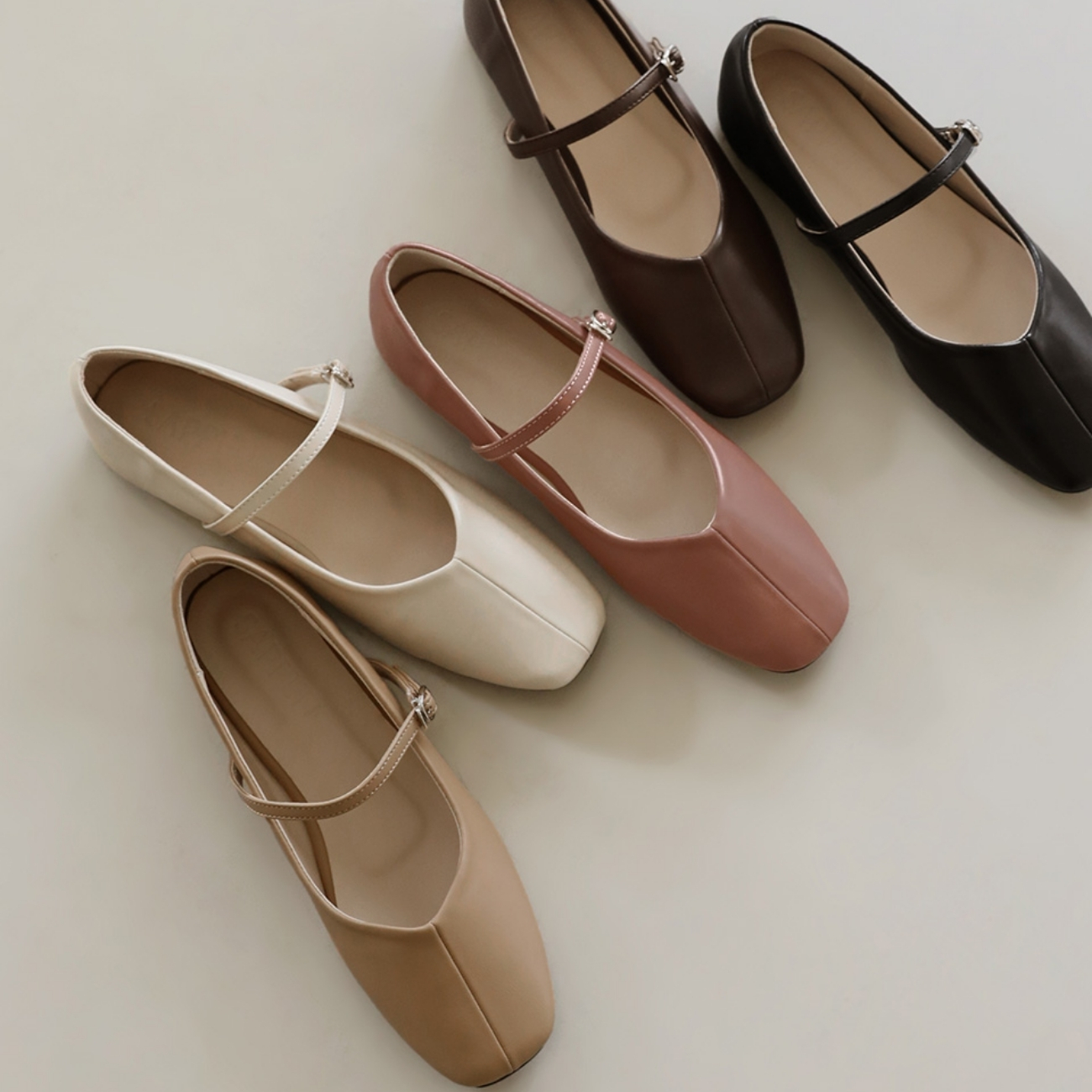 Melliji Maryjane Flats (1cm)