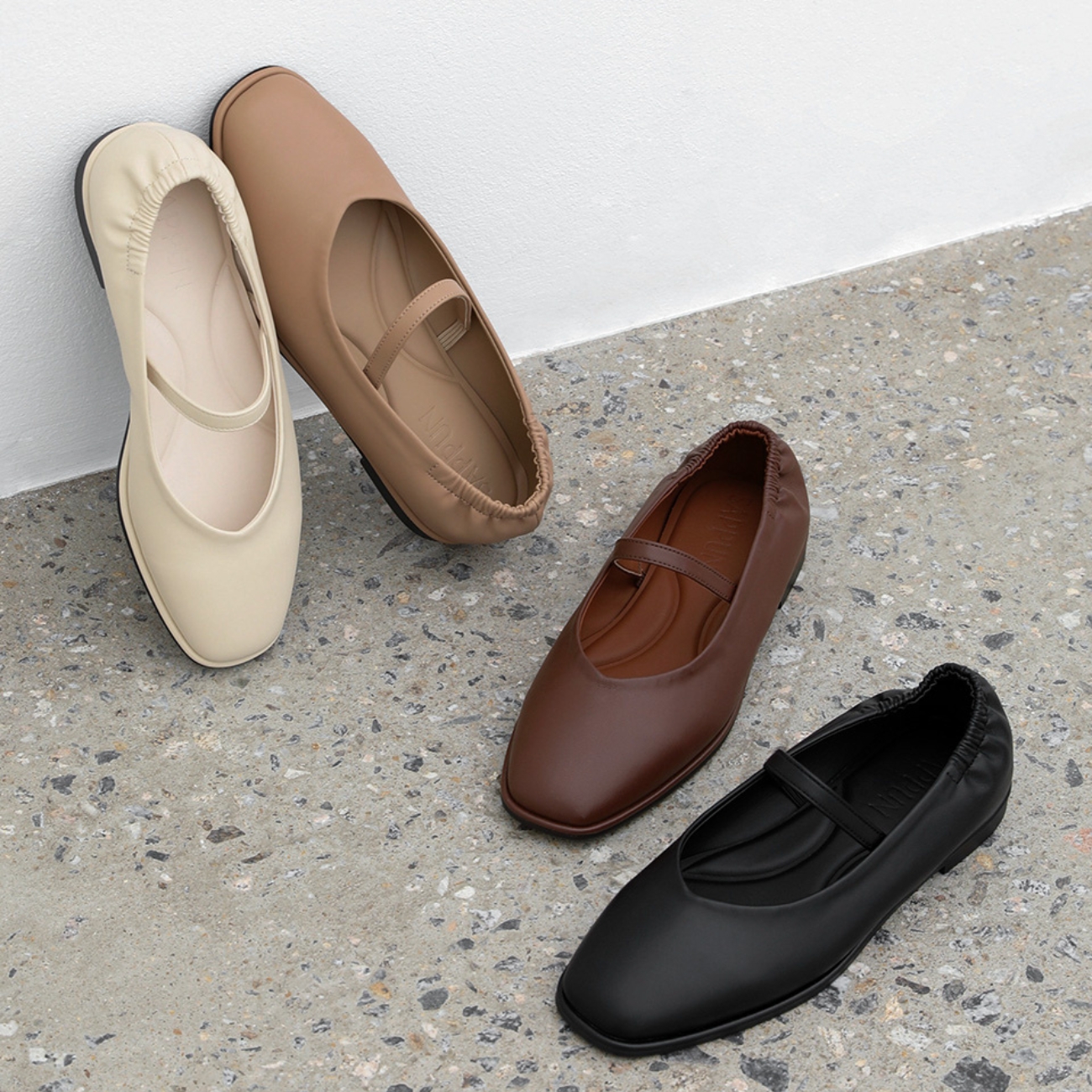Meyra Mary Jane Flats (1cm)