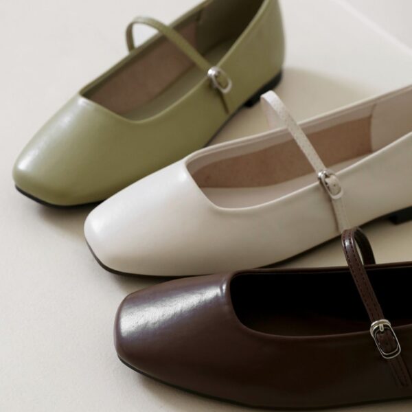 Nhibre Maryjane Flats (1cm)