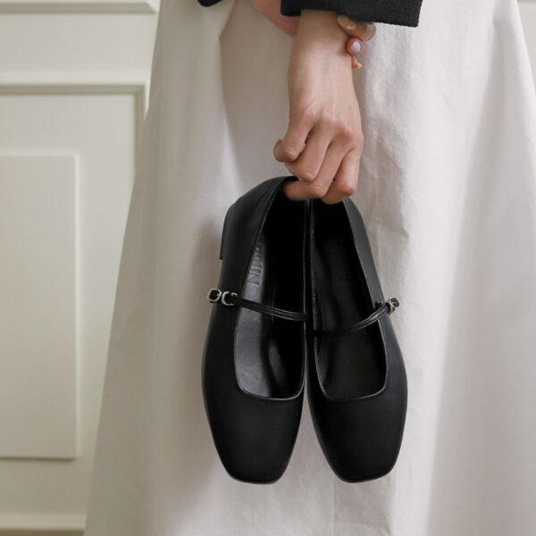 Nhibre Maryjane Flats (1cm)