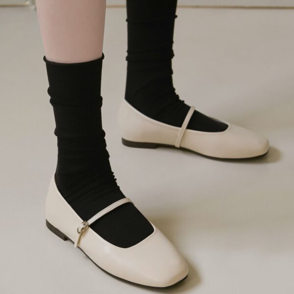 Nhibre Maryjane Flats (1cm)