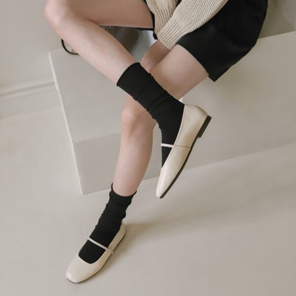Nhibre Maryjane Flats (1cm)