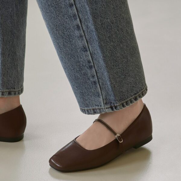 Nhibre Maryjane Flats (1cm)