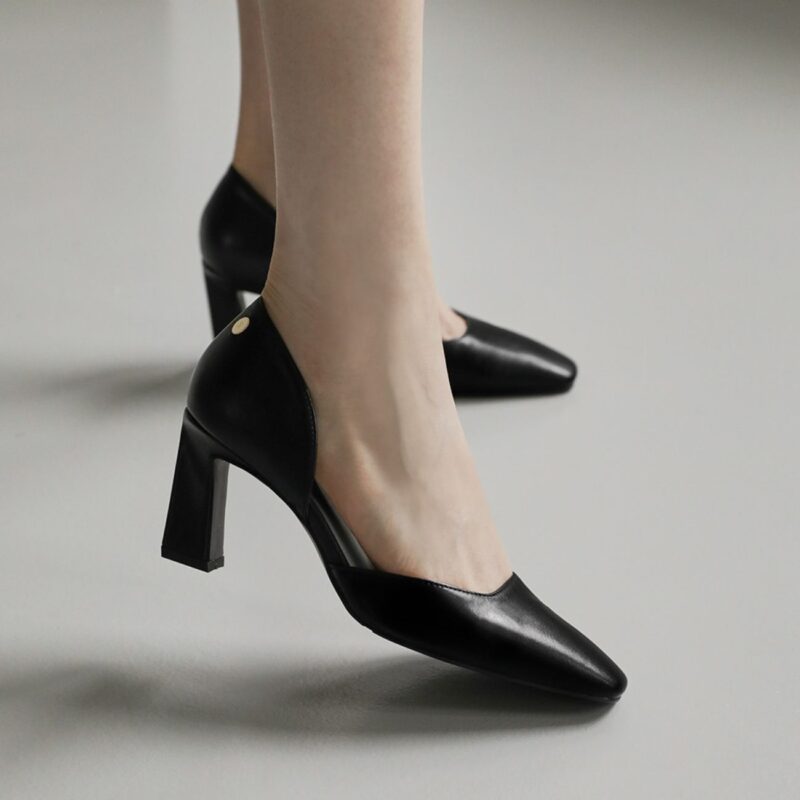Renive Square Pumps (7cm)