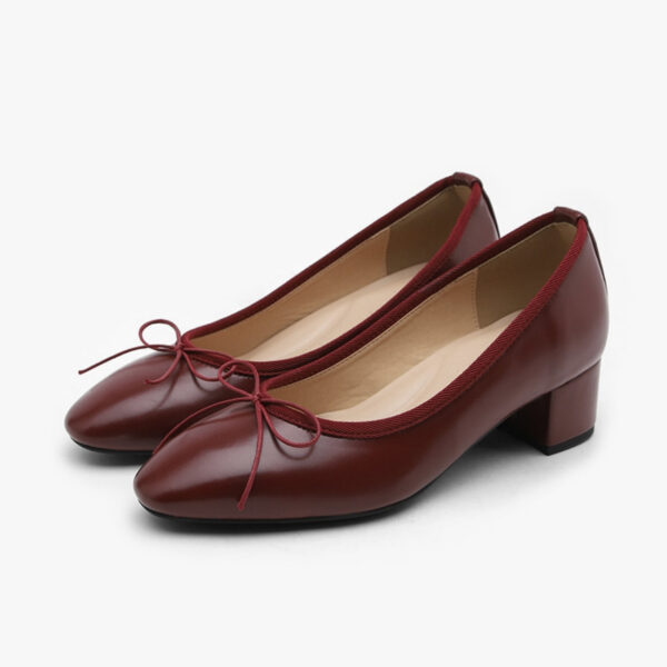 Retive Basic Ribbon Pumps Heels (4cm)