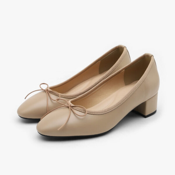 Retive Basic Ribbon Pumps Heels (4cm)