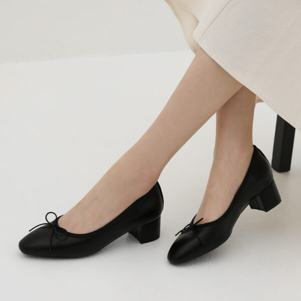 Retive Basic Ribbon Pumps Heels (4cm)