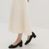 Retive Basic Ribbon Pumps Heels (4cm)