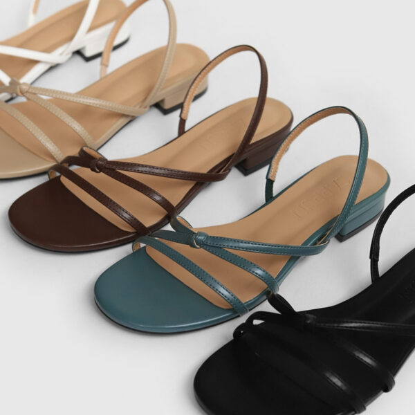 Rhaelin Round Strap Sandals (2cm)