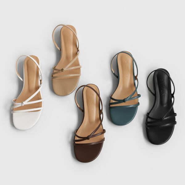 Rhaelin Round Strap Sandals (2cm)