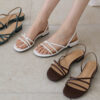 Rhaelin Round Strap Sandals (2cm)