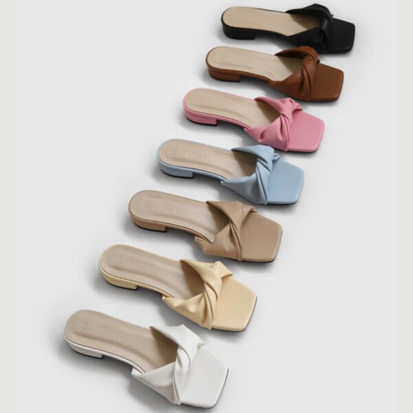 Shuany Twisted Strap Slipper (2cm)