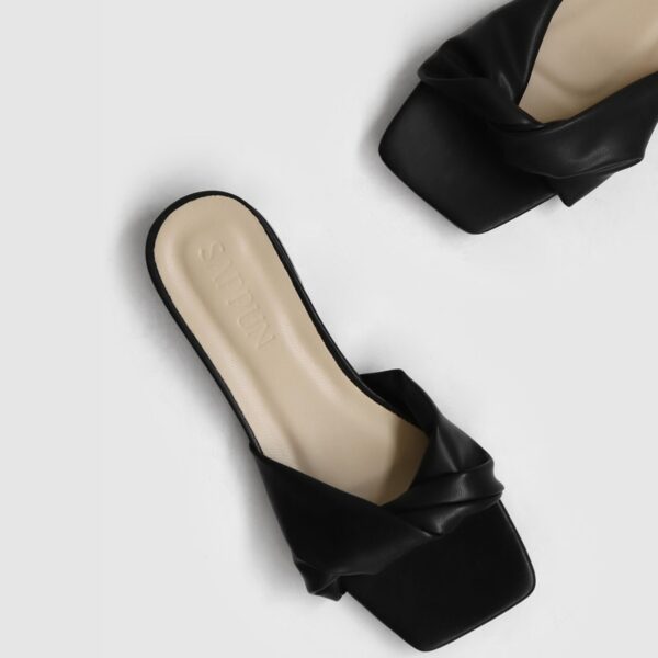 Shuany Twisted Strap Slipper (2cm)