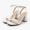 Shoeplin Enamel High Heels Sandals (5cm)