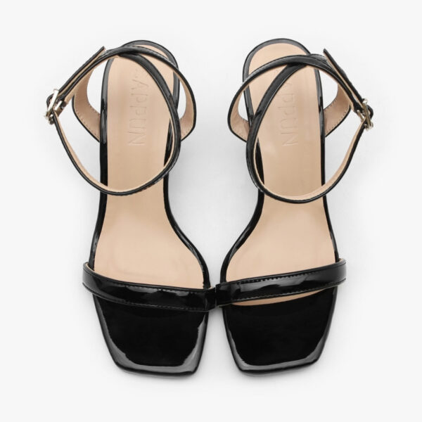Shoeplin Enamel High Heels Sandals (5cm)