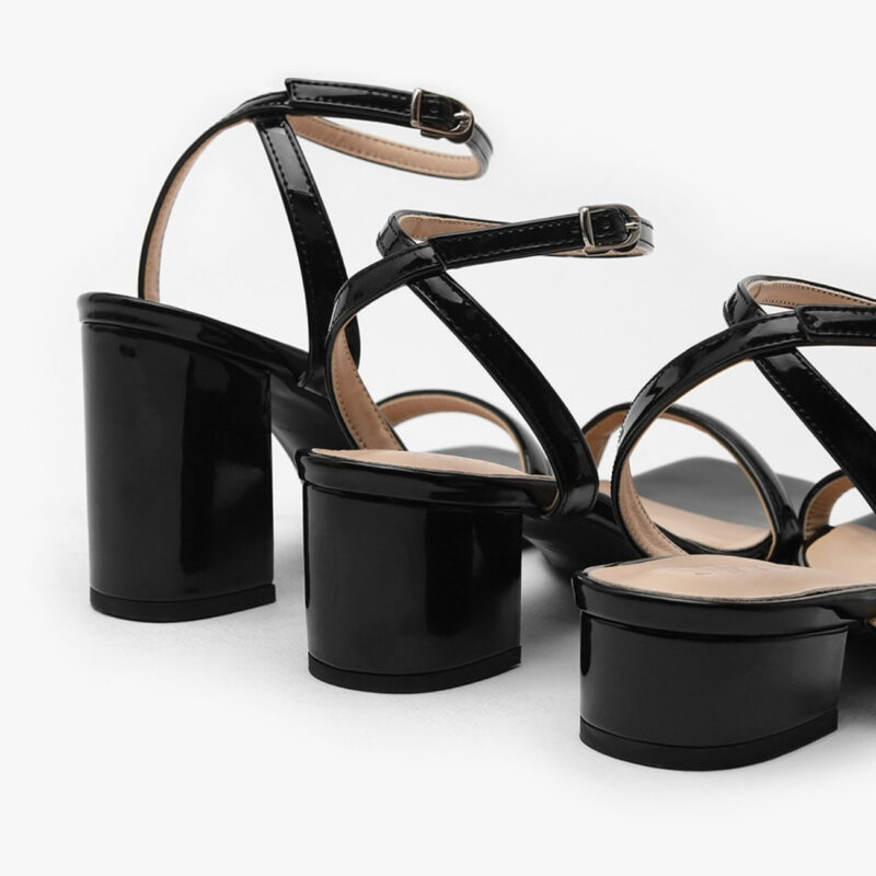 Shoeplin Enamel Sandals (5cm)