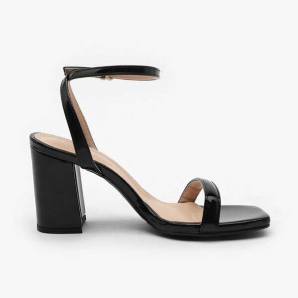 Shoeplin Enamel High Heels Sandals (5cm)