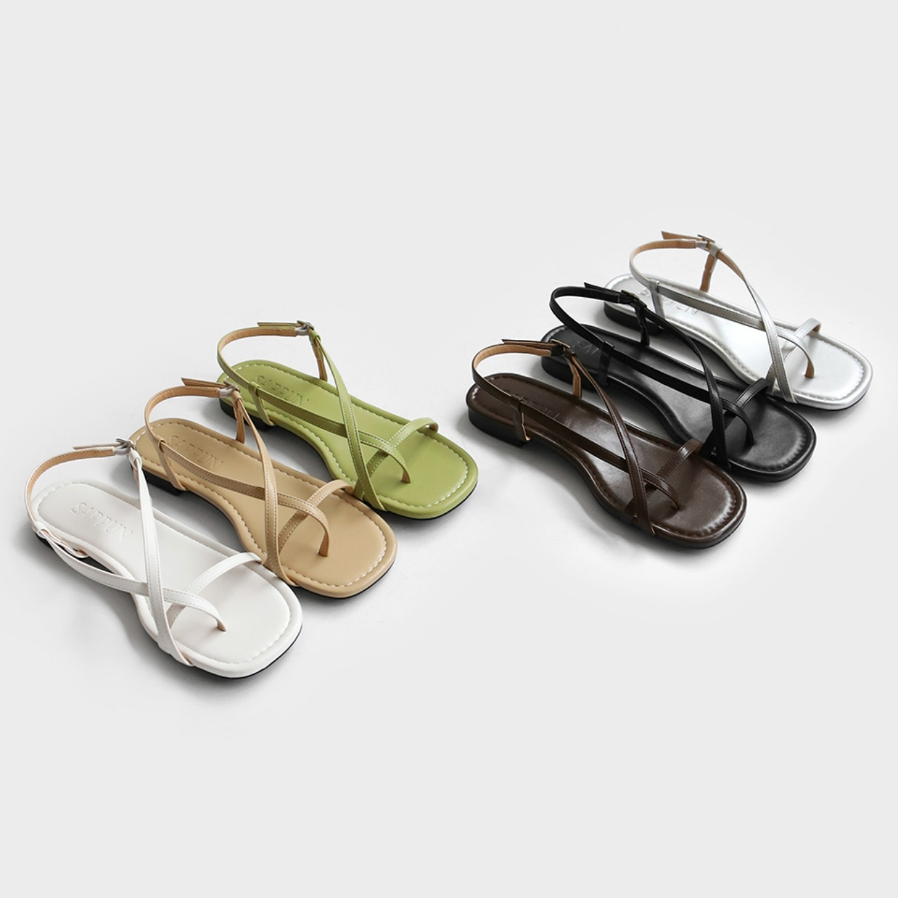 Yulsis Flipflop Strap Sandals (1cm)